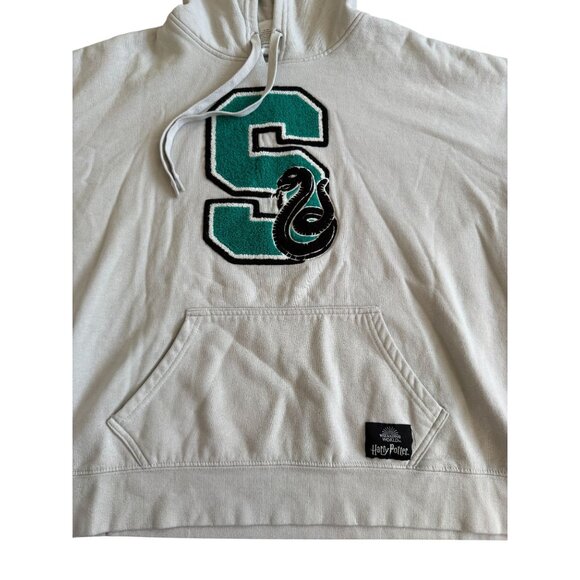 WIZARDING WORLD OF HARRY POTTER Slytherin Hoodie Sweatshirt Size Large - Picture 3 of 7